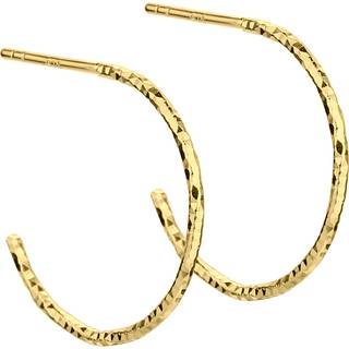 DIAMOND CUT HOOP 20 MM. | SILVER