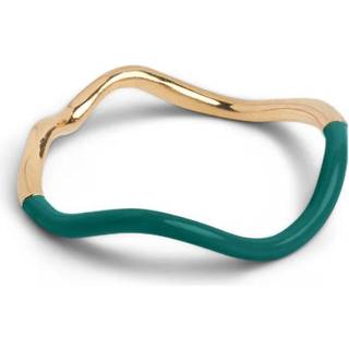 ENAMEL Copenhagen Ring - Sway - Petrol Green