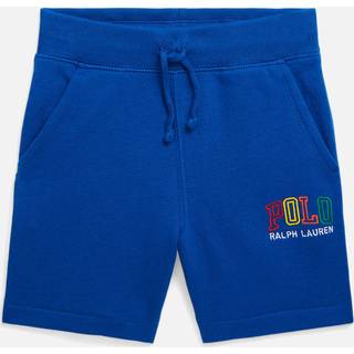 Polo Ralph Lauren Kids Logo cotton-blend fleece shorts - blue - Y 2