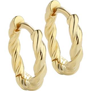 CURLY HOOP SMALL | GOLDEN