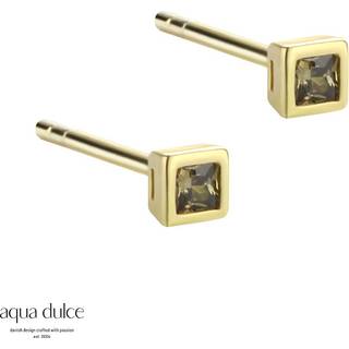 OLIVE SQUARE EARSTUD | GOLDEN