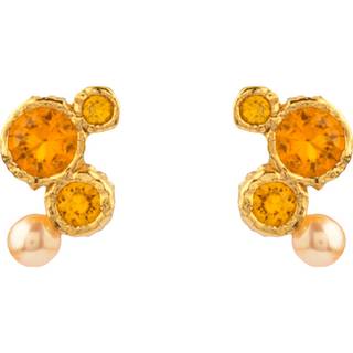 House of Vincent Constellation Øreringe 18 kt. Forgyldt Sølv VJ124-UEG - Dame - 925 Sterling Silver