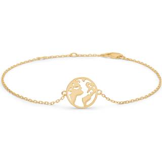 Avilé Jewelry World Armbånd 18 kt. Forgyldt Sølv DI014-GP - Dame - 925 Sterling Silver