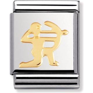 Nomination BIG - STERNZ. Edelstahl und 18K-Gold (Jungfrau) - gold