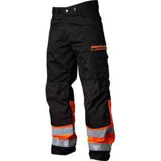 Vidar Workwear V500552D112 Håndværkerbukser orange/sort Orange/sort
