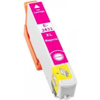 Epson 24 / C13T24334010 magenta XL blækpatron - Kompatibel