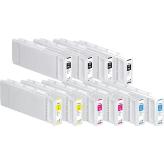 Kompatible blækpatroner Epson SC-T3000 - C13T694100, 10 stk. rabatpakke 7000 ml