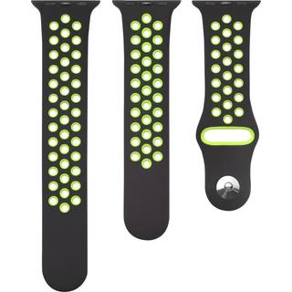 Triacle Sport Armbånd Apple Watch 42/44/45/49 mm sort/grøn ➞ På lager - klar til levering og afhentning
