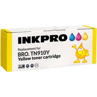 Brother TN910Y gul toner - Kompatibel