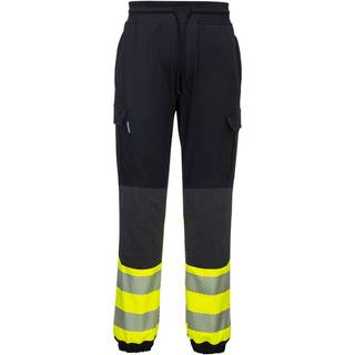 KX3 Hi-Vis Flexi joggerbukser - Sort/Orange (Størrelse: M)