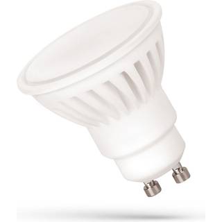 Spectrum 10W LED pære - GU10, 230V, keramisk - Dæmpbar : Ikke dæmpbar, Kulør : Kold
