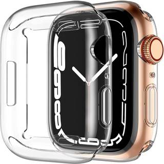 Apple Watch 9/8/7 (41mm) Fleksibelt Plast Case - Gennemsigtig