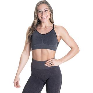 Curve Scrunch Bra, black melange, xsmall