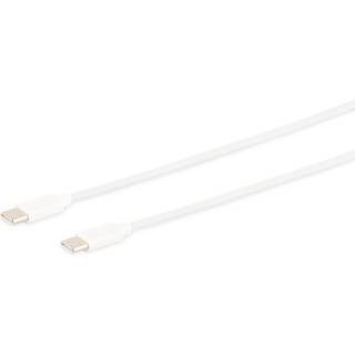 USB-C til USB-C 2.0 - 20V/3A - Hvid - 1.5 m
