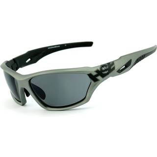 HSE - SportEyes | Sportbrille, Fahrradbrille, Sonnenbrille, Bikerbrille, Radbrille | SEHSTÄRKE möglich | 2093gm-a smoke