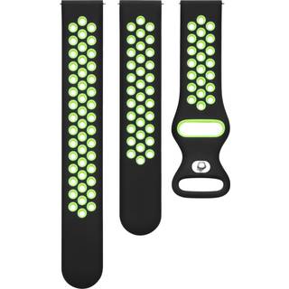Triacle Sport silikone Urrem Universal 22 mm Bk/Gre (n) ➞ På lager - klar til levering