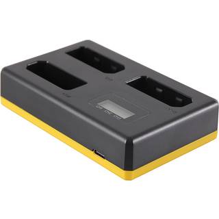USB triple oplader til Nikon EN-EL14 1D3100 D3200 D5100 D5200 P7000 P7700 P7800