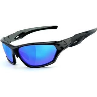 HSE - SportEyes | Sportbrille, Fahrradbrille, Sonnenbrille, Bikerbrille, Radbrille | SEHSTÄRKE möglich | 2093bs-abv laser blue