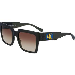 Calvin Klein Unisex CKJ23622S 309 Solbriller Bio-injekt Grøn Brun Firkantet Normal Skygge