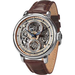 Poljot International 7500.1940711 Herrenuhr Automatik Hermitage Braun/Silberfarben