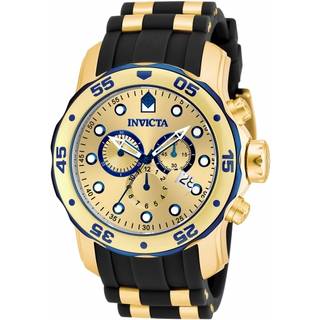 Invicta 17887 Pro Diver Guld/Gul guldtonet stål Ø48 mm