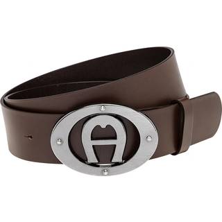 AIGNER Herren Gürtel braun Glattleder