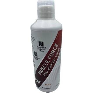 DY Nutrition Muscle Force PWO Liquid, 500 ml (Peach)