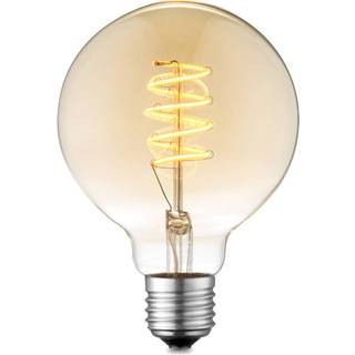 Lucande - Pære LED 4W Amber G95 Dimbar E27