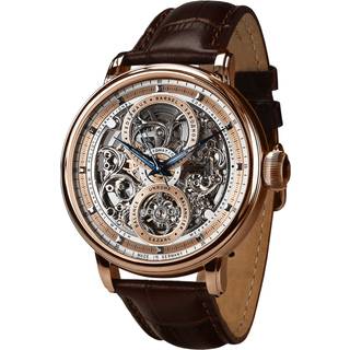 Poljot International 7500.1940613 Herrenuhr Automatik Hermitage Braun/Roségoldfarben