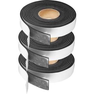 Skumbånd vejrstrippingsvindue tætning 1 """" wx1/8 """" t høj densitet tætning strimmel klæbemiddel lukket cellevejrstrimmel (i alt 30ft sort)