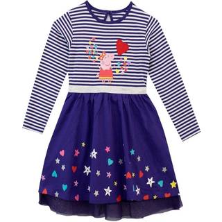 Character Character Blue 100% Cotton Peppa Pig Party Dress