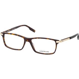 Montblanc MB0217O 002 55 Briller Mænd Tortoiseshell - Dark Tortoise - 55mm