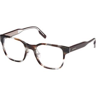 Ermenegildo Zegna EZ5253 020 53 Briller Mænd Brun - Transparent Grey Brown Horn - 53mm