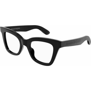 Alexander McQueen AM0394O 001 49 Briller Kvinder Black - Black - 49mm