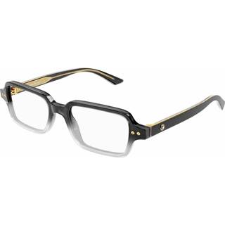 Montblanc MB0257O 001 52 Briller Mænd Krystalklar - Faded Transparent Black - 52mm