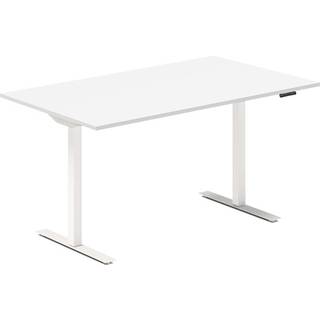 Hæve-sænkebord DNA, Hvid 1400x800 mm 2-ben/Hvid