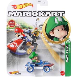 Hot Wheels - Mario Kart Baby Luigi Sneeker Vehicle