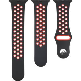 Triacle Sport Armbånd Apple Watch 38/40/41 mm sort/rød ➞ På lager - klar til levering og afhentning