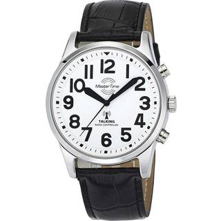 Master Time MTGA-10690-60L Sprechende Funk Herrenuhr mit Lederband
