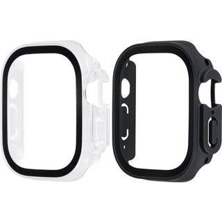 Triacle 360 skærmbeskytter Cover Apple Watch Ultra 49 mm 2-pak, sort/gennemsigtig ➞ På lager - klar til levering og afhentning