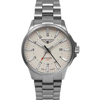 Bauhaus 2868M-5 Herrenuhr Aviation Automatik Titanium 42mm 10ATM