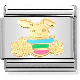 Nomination Easter Rabbit + Flower Charm