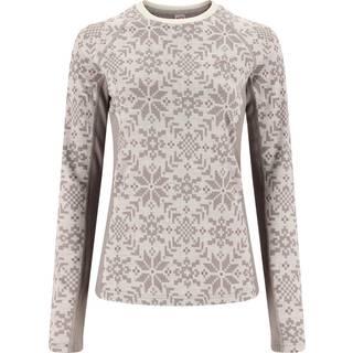Edith Long Sleeve Warm Grey Undertrøje