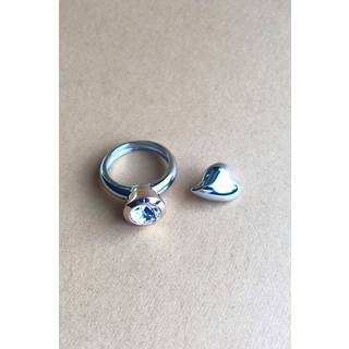 DYRBERG/KERN COMPLIMENTS SET 5 RING TF 10617 (Silver, ONESIZE)