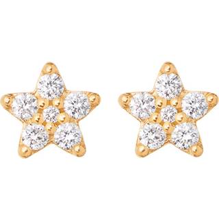 OLE LYNGGAARD COPENHAGEN Shooting Stars 18 kt. guld ørestikker 12 brillanter, mini