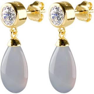 DYRBERG/KERN GILDA ØRERING 401015 (Gold, Grey, ONESIZE)