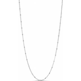 Elva Necklace - Silver - ENAMEL - Sølv One Size