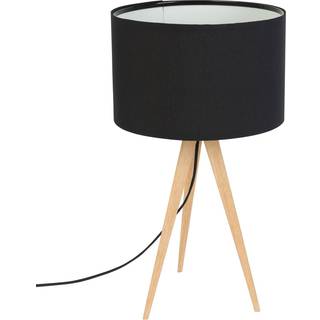 Zuiver - Bordlampe TRIPOD WOOD - Sort