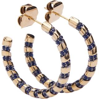 Pico Kate Crystal Blue Øreringe Forgyldt Messing M01019-Blue - Dame - Brass