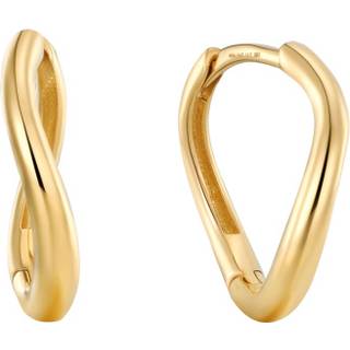 Ania Haie Magma Wave damer Øreringe 14 karat guld AH-EAU004-03YG